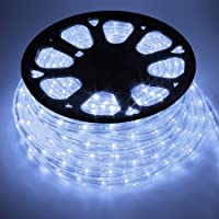 COCOMIA 20M Tubo de LED Manguera- LED de Tira de Manguera Exterior e Interior Blanco Frío-Tiras LED Manguera para…